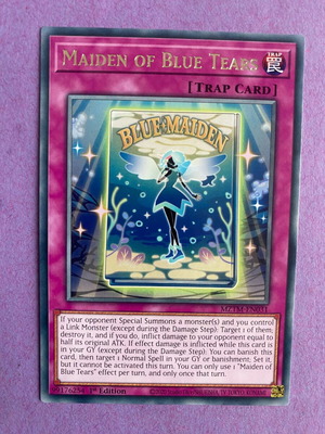 Maiden of Blue Tears Yu-Gi-Oh Card like new