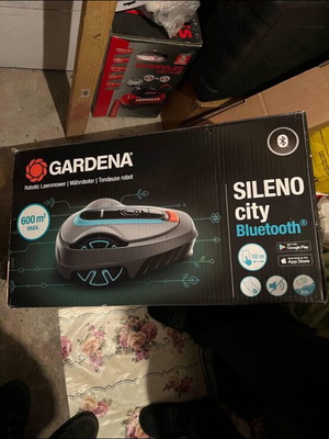 Gardena Sileno City robotic lawnmower Bluetooth new, 600 m²