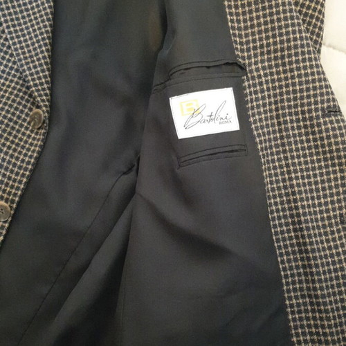 Bartolini men's jacket XL new, brown, made in Italy