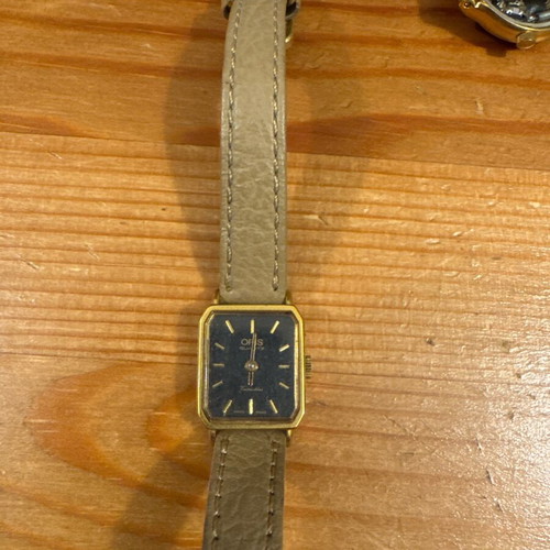 Wristwatches used, old 1980s collection, set of seven