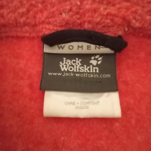 Jack Wolfskin Tecnopile women's fleece jacket used medium, coral