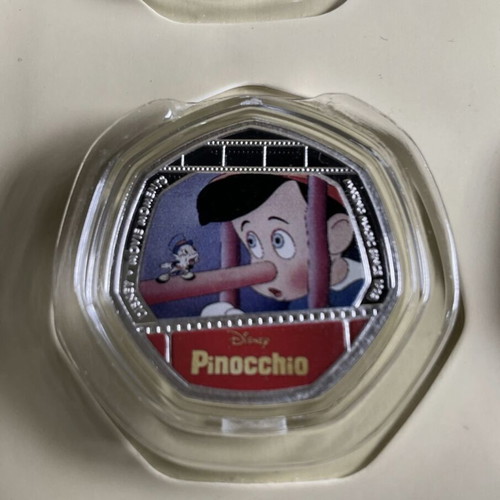 Pinocchio album with 6 coins 50p 2022 new