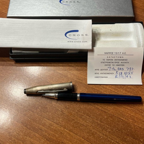 Cross Century II 2002 roller pen like new, solid sterling silver 925