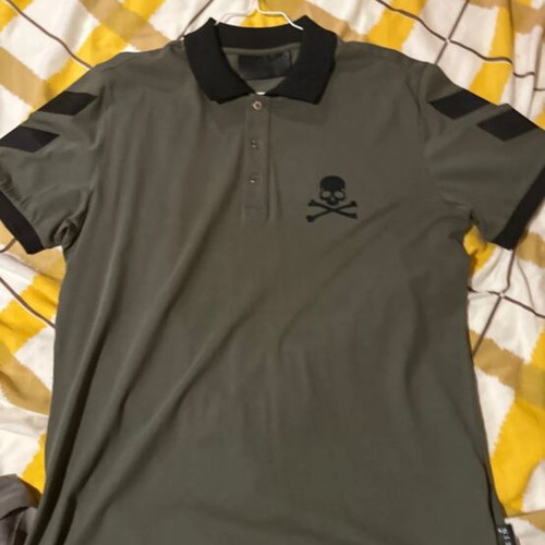 Polo Philipp Plein like new, size L, black and green