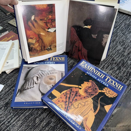 Greek Art coffee table books, set of 3 volumes