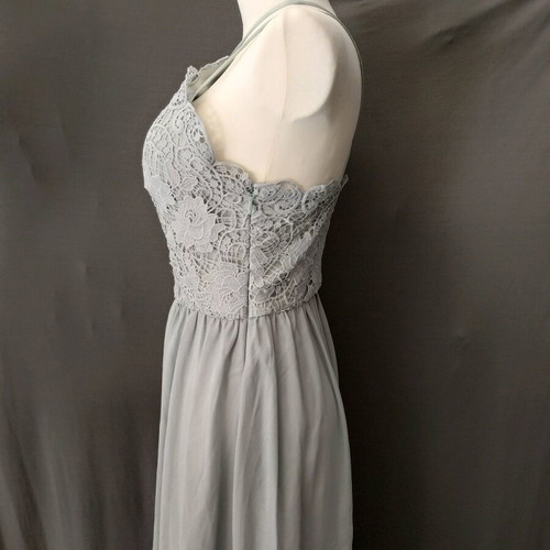 Maxi formal dress grey size S like new
