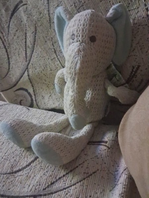 Elephant baby comforter like new