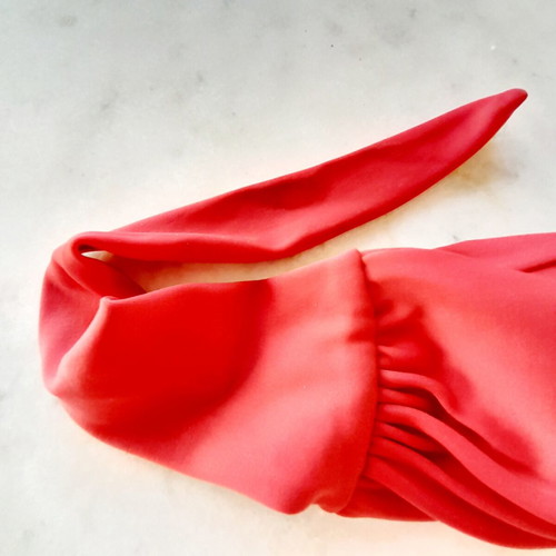 Top swimsuit XS strapless with cups like new, red