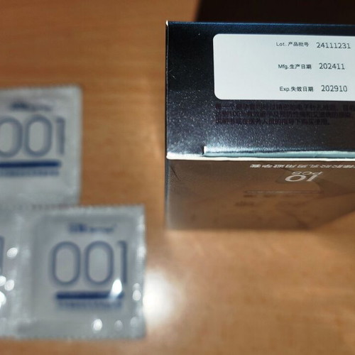 Προφυλακτικά 001 νέα, υπερλεπτά ιαπωνικά από λάτεξ, πακέτο 10