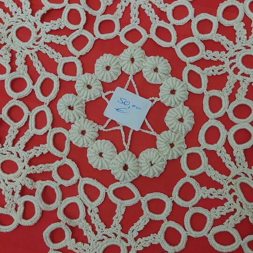 Handmade crochet doilies new, set of 2 pieces