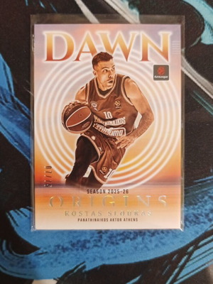 Kostas Sloukas Dawn numbered card, like new