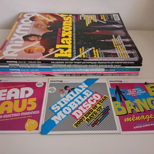 Mixmag magazines like new, pack of 7 issues