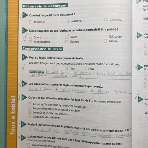 B1 DELF A DO French book used