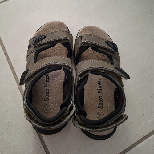 Saxo blues children's sandals size 27 used, khaki