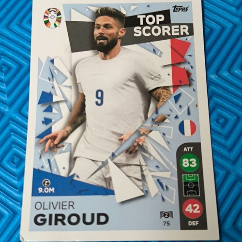 Match Attax cards Captain Škriniar and Top Scorers Giroud/Schick like new