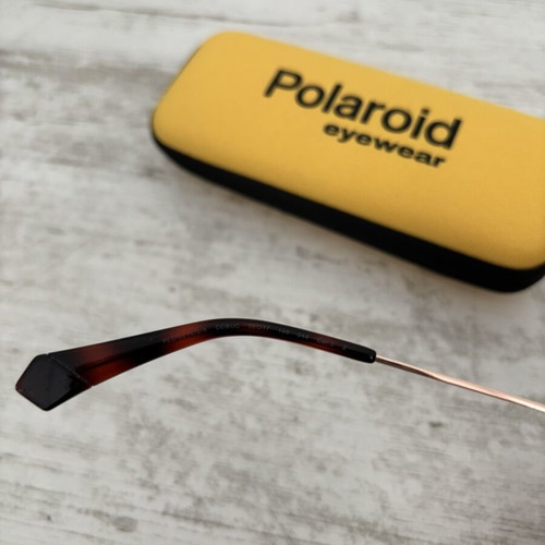 Polaroid sunglasses like new, black metal frame