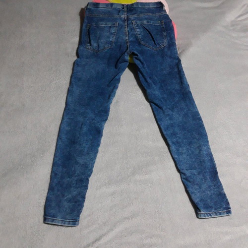 Pull & Bear Women's Blue Faded Leggings Medium like new