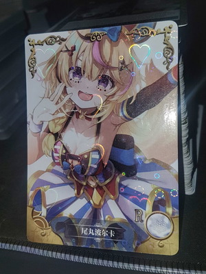 Omaru Polka Hololive anime waifu holo card with Shadow Heart foil