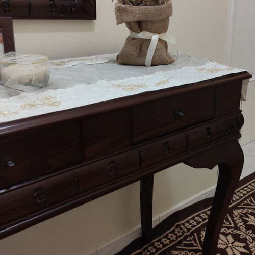 Decorative sack with dried flowers like new
