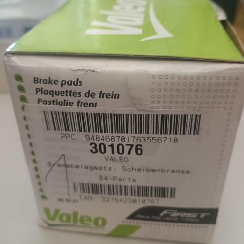 Valeo Brake Pads for Toyota and Daihatsu New