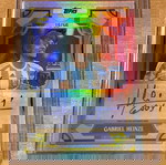  Topps Argentina Team Gabriel Heinze Auto /50