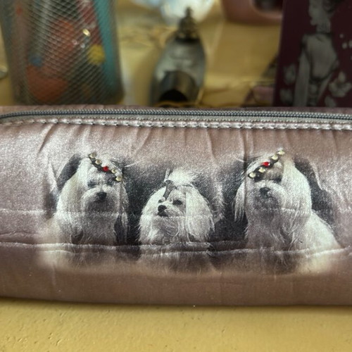 Pencil Case with Dogs New Sunshine vintage, unused