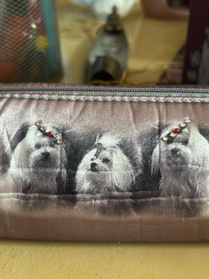 Pencil Case with Dogs New Sunshine vintage, unused