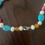 Necklace with colorful stones like new