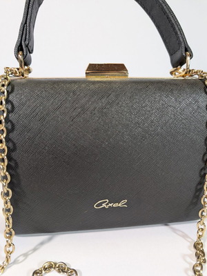 Axel Mia γυναικείο clutch χειρός μαύρο σαν καινούργιο