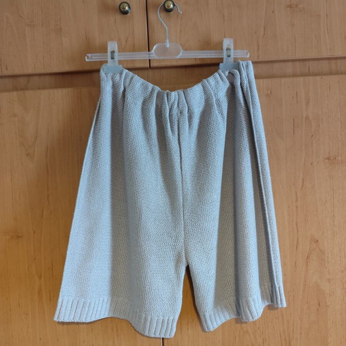 Knitted shorts Tailor Made knitwear new, beige-gray, size L