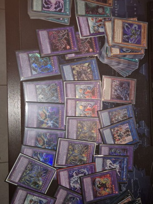 Yugioh machine cards like new with Cybers, Cyberdark, Ancient Gear Golem