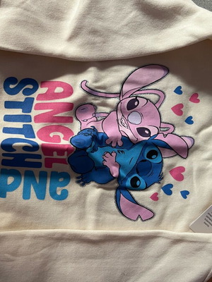 Angel and Stitch cream sweater new for girls 4-7 years