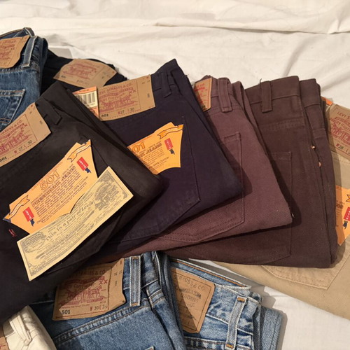 Levi's 501 vintage jeans made in USA, new