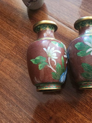 Cloisonné decorations like new