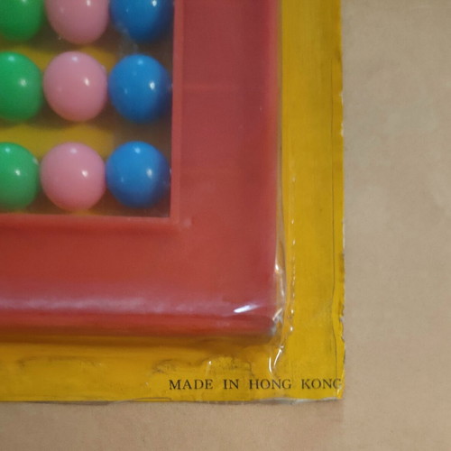 Counting Frame 100 Beads from the '80s new, 4 colors