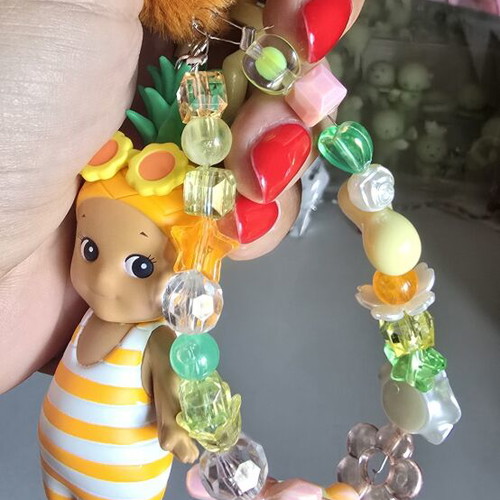 Sonny Angel Summer Vacation Pineapple Custom Keychain