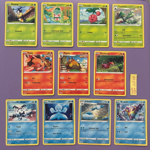 Pokémon Battle Styles lot of 37 cards new