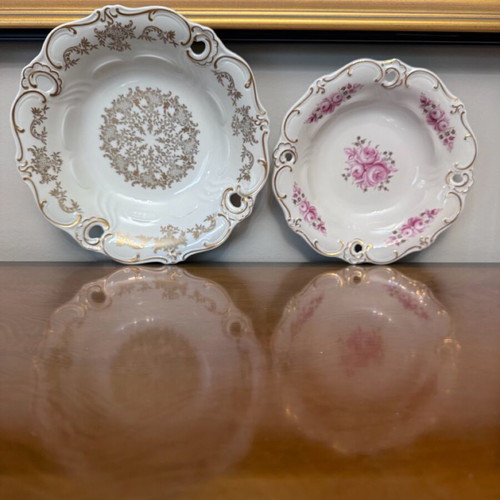 Weimar plates like new, porcelain, large and small