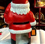  Vintage Χριστουγεννιάτικος κεραμικός Άγιος Βασίλης ρεσώ…Άθικτος