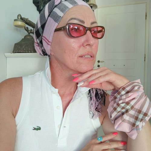 Vintage sunglasses like new, brown-pink frame, pink lenses