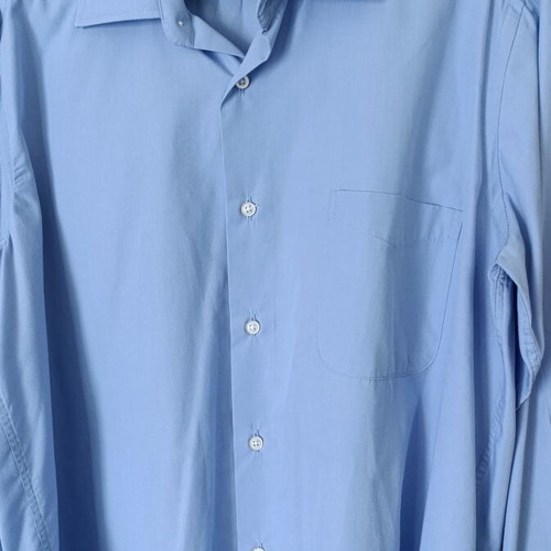Nicolas Light Blue Dress Shirt Large New