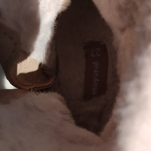 Mayoral kids' boots size 27 used, brown with fur