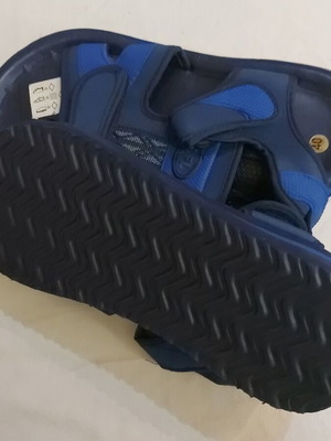 Blue sandals new, size 40