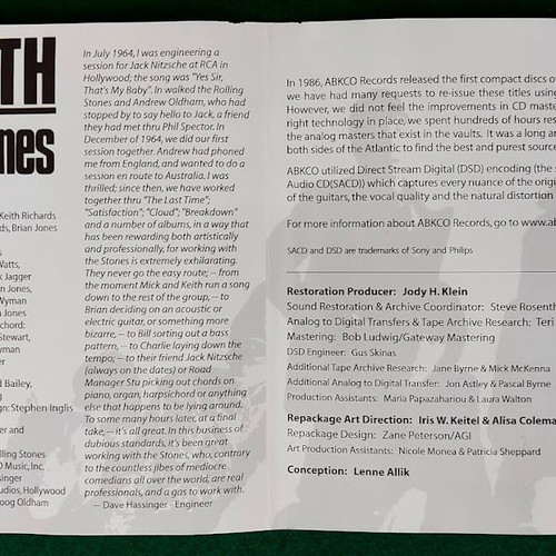 CD The Rolling Stones Aftermath σαν καινούριο, ροκ