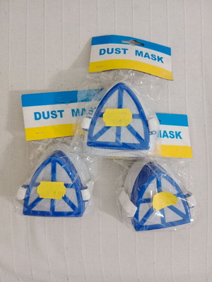 Dust work masks new, set of 3 pieces