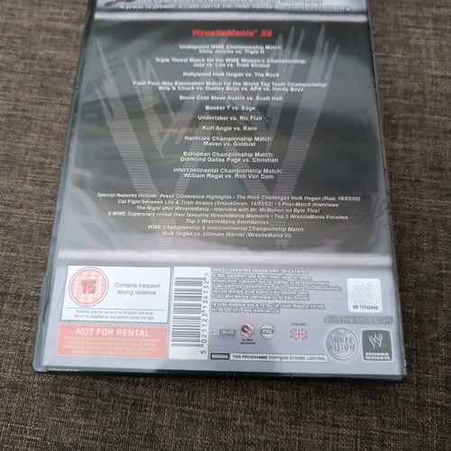 WWE WRESTLEMANIA 18 X8 (Hulk Hogan vs The Rock) 2-DVD sealed
