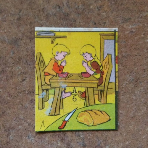 Lithograph card Hansel & Gretel - Flevotomos new