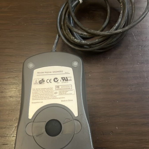 Wired PS/2 Mouse Sysgration SAGM002 used, vintage retro