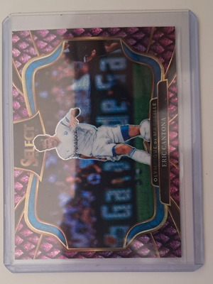2025-26 Panini Select Eric Cantona Marseille Field Level Silver Prizm card