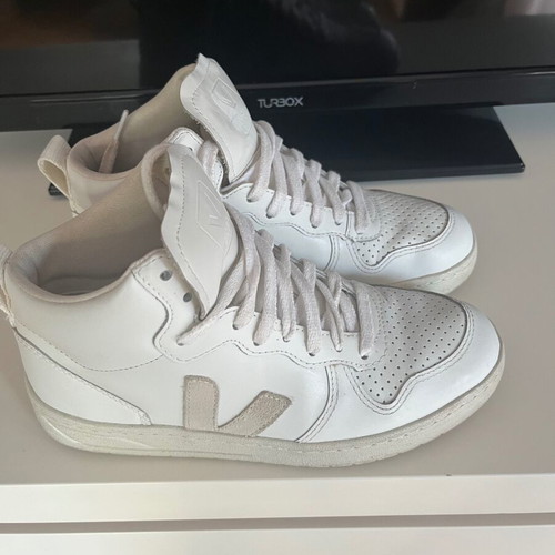 Veja sneakers used, size 38, white and beige